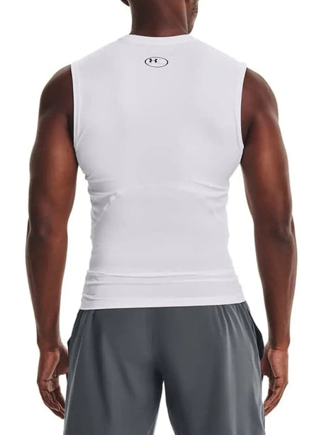 Canottiera Sportiva Under Armour Uomo Bianco Under Armour  Angolo dello Sport