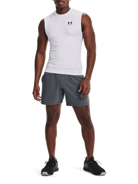 Canottiera Sportiva Under Armour Uomo Bianco Under Armour  Angolo dello Sport