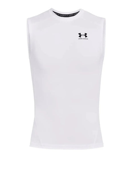 Canottiera Sportiva Under Armour Uomo Bianco Under Armour  Angolo dello Sport