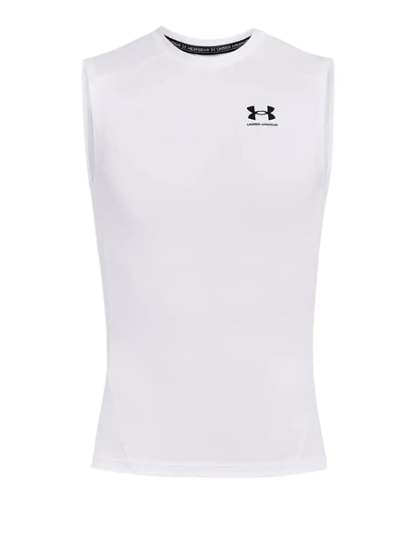 Canottiera Sportiva Under Armour Uomo Ua Hg Comp Bianco Under Armour  Angolo dello Sport