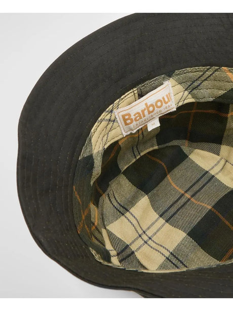 Cappello Barbour belsay wax Donna - Verde