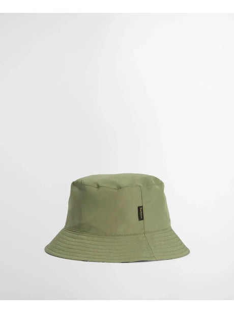 Cappello Barbour hutton reversible bucket Uomo - Verde