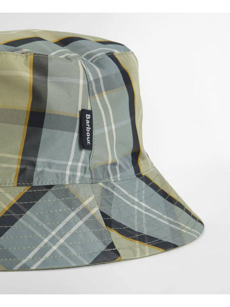 Cappello Barbour hutton reversible bucket Uomo - Verde