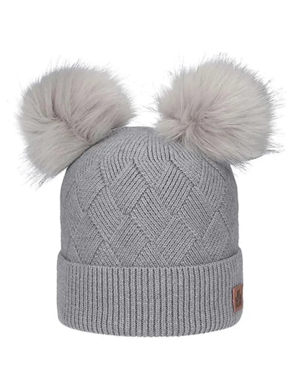 Cappello Jailjam Donna Recycled Double Pom Grigio Jailjam  Angolo dello Sport