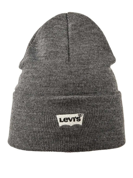 Cappello Levisacc Unisex Batwing Embroidered Slouchy Beanie Grigio Levi's  Angolo dello Sport