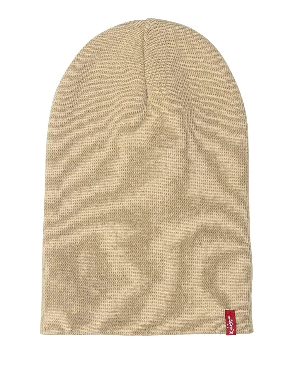 Cappello Levisacc Unisex Slouchy Red Tab Beanie Beige Levi's  Angolo dello Sport