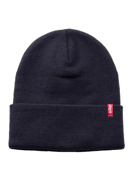 Cappello Levisacc Unisex Slouchy Red Tab Beanie Blu Levi's  Angolo dello Sport
