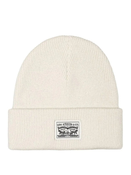 Cappello Levisacc Unisex Women's Backpatch Beanie Avorio Levi's  Angolo dello Sport