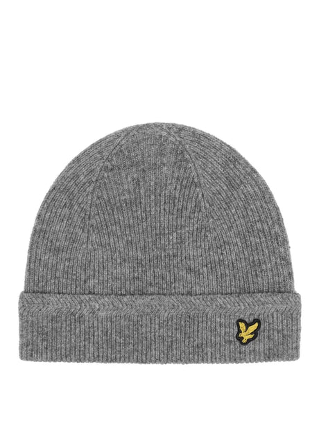 Cappello Lyle & Scott Uomo Racked Rib Grigio Lyle & Scott  Angolo dello Sport