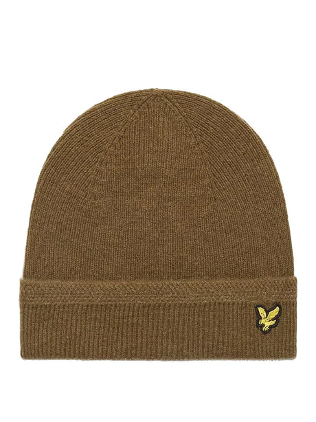 Cappello Lyle & Scott Uomo Racked Rib Verde Lyle & Scott  Angolo dello Sport