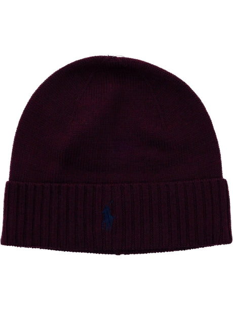 Cappello RALPH LAUREN Uomo fo hat cold weather Rosso