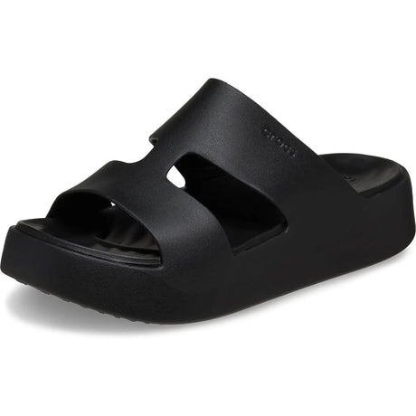 Ciabatte CROCS Donna GETAWAY PLATFORM H-STRAP Nero