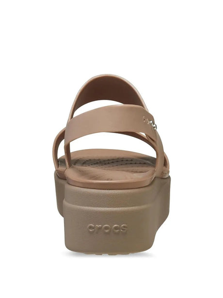 Ciabatte Crocs Donna Brooklyn Low Wedge Beige Crocs  Angolo dello Sport