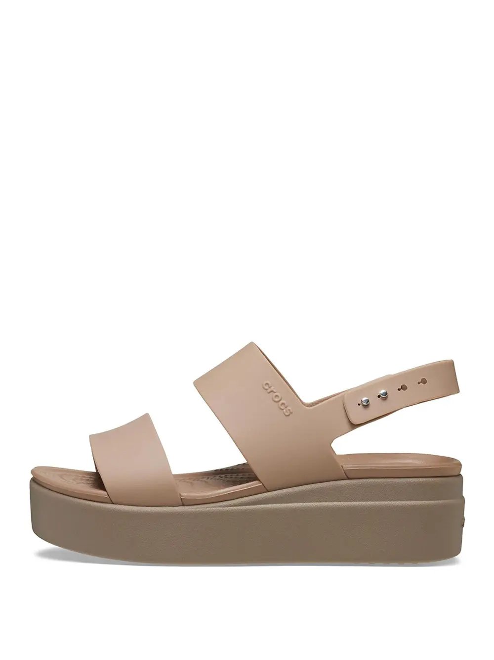 Ciabatte Crocs Donna Brooklyn Low Wedge Beige Crocs  Angolo dello Sport