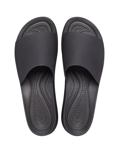 Ciabatte Crocs Donna Brooklyn Slide Nero Crocs  Angolo dello Sport
