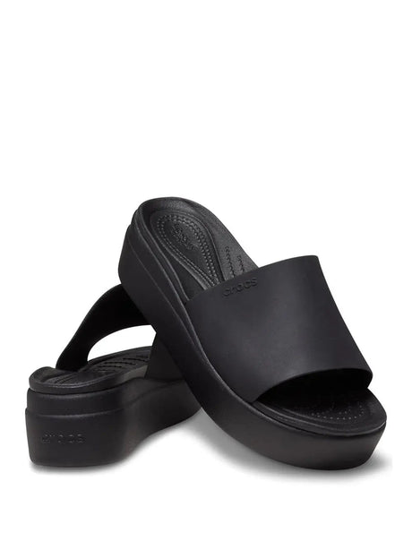 Ciabatte Crocs Donna Brooklyn Slide Nero Crocs  Angolo dello Sport
