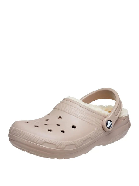 Ciabatte Crocs Unisex Classic Lined Clog Marrone Crocs  Angolo dello Sport