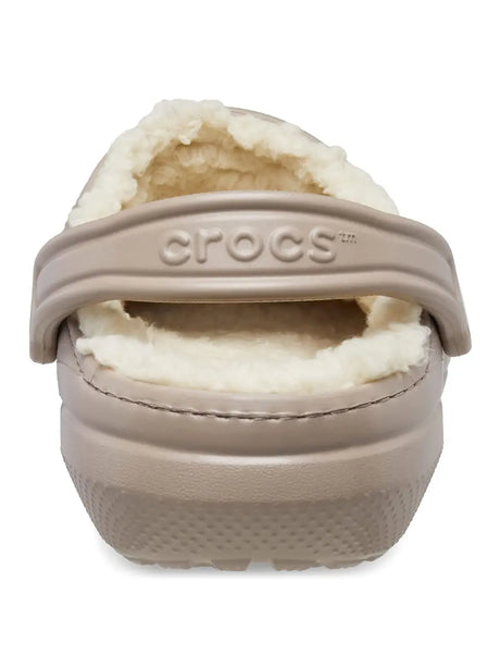 Ciabatte Crocs Unisex Classic Lined Clog Marrone Crocs  Angolo dello Sport