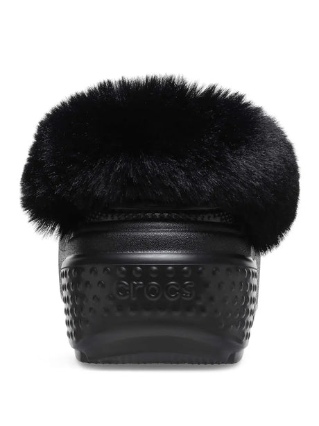 Ciabatte Crocs Unisex Stomp Lined Clog Nero Crocs  Angolo dello Sport