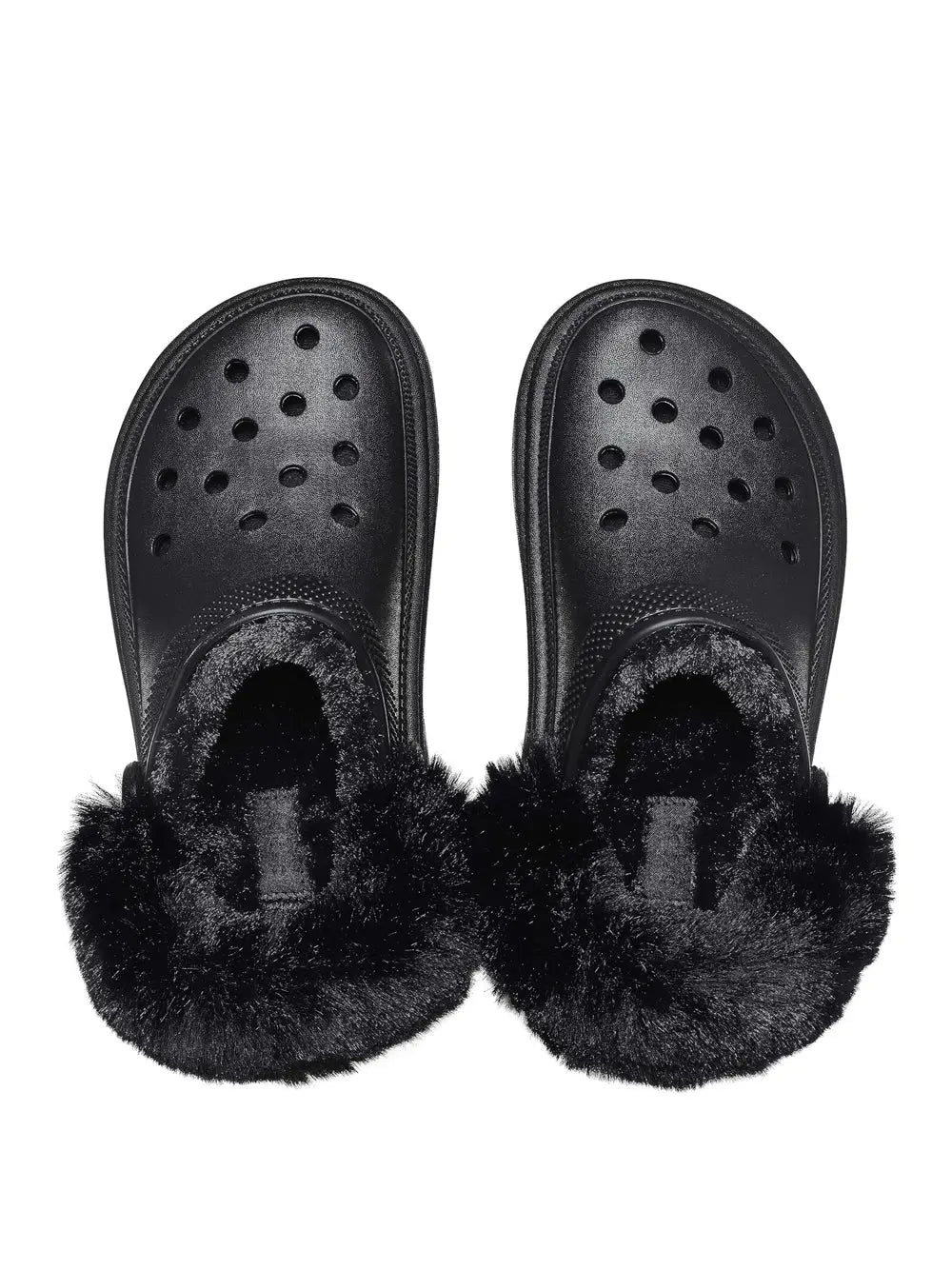 Ciabatte Crocs Unisex Stomp Lined Clog Nero Crocs  Angolo dello Sport