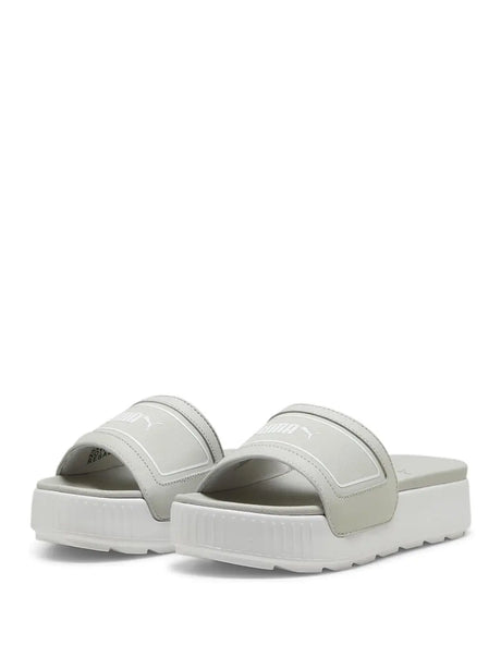 Ciabatte Puma Donna Karmen Slide Verde Puma  Angolo dello Sport