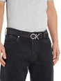 Cinta Calvin Klein Uomo Adj/rev Ck Metal Bombe Pb 35mm Nero Calvin Klein  Angolo dello Sport