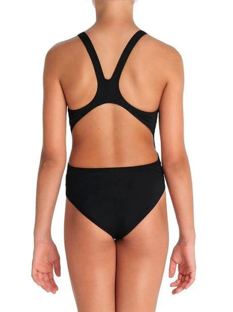 Costume Sportivo Arena Bambina Tech Solid Bianco E Nero Arena  Angolo dello Sport