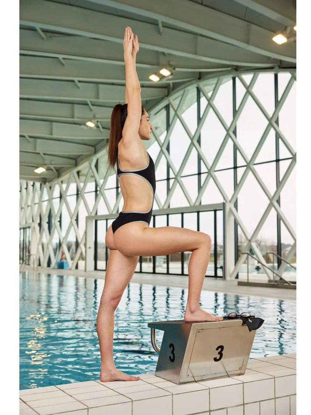 Costume Sportivo Arena Donna - Nero