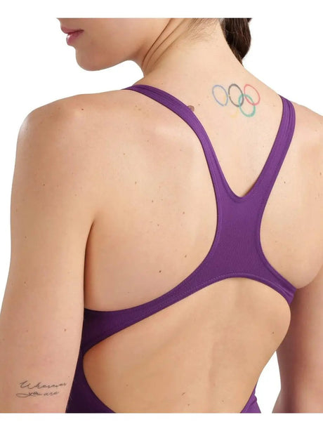 Costume Sportivo Arena Donna Team Swimsuit Swim Pro Solid Viola Arena  Angolo dello Sport