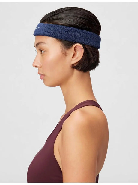 Fascia Sportiva Nike swoosh headband Unisex - Blu