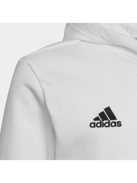 Felpa Adidas ENT22 HOODY Y Unisex Bambino - Bianco