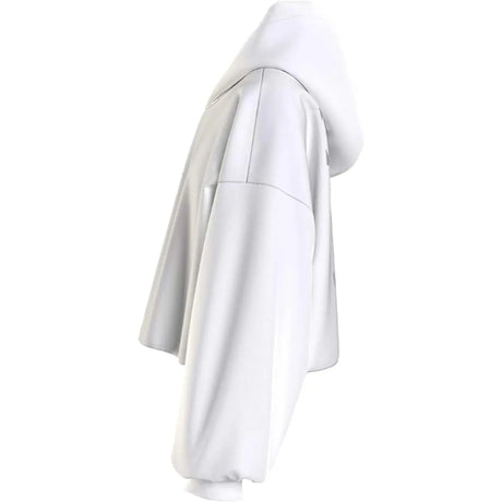 Felpa CALVIN KLEIN Bambina METALLIC BACK LOGO Bianco CALVIN KLEIN  Angolo dello Sport