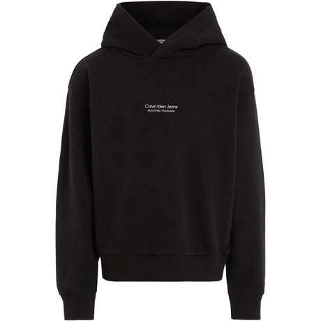 Felpa CALVIN KLEIN Bambino PIXEL LOGO TERRY RELAXED Nero CALVIN KLEIN  Angolo dello Sport