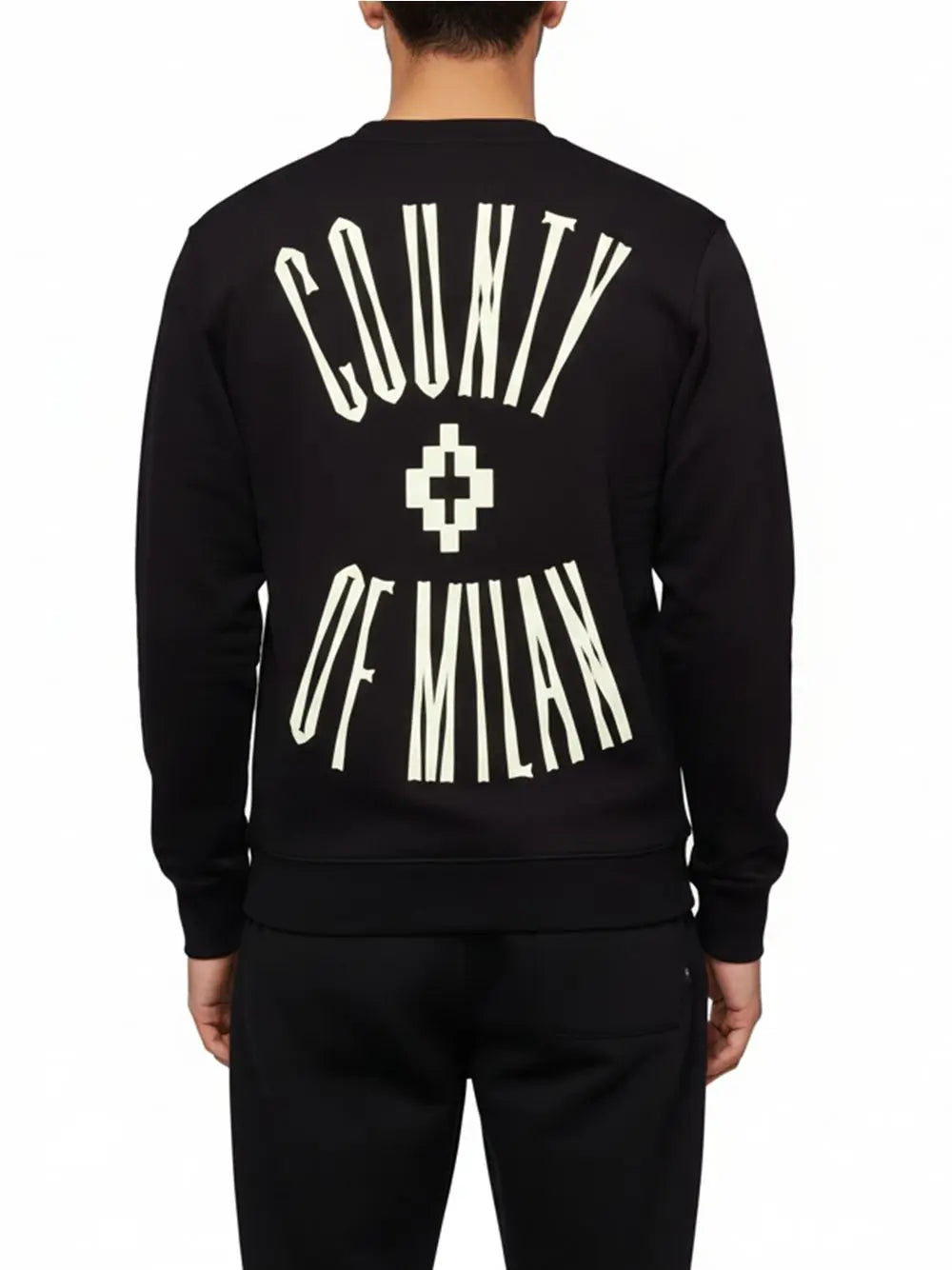 Felpa COUNTY OF MILAN Uomo - Nero