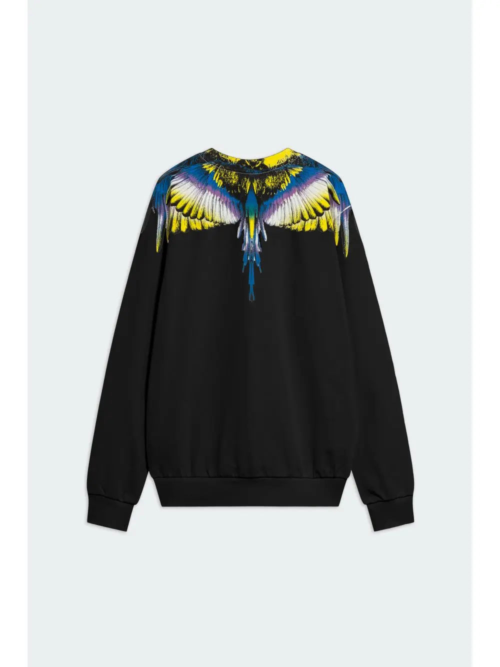 Felpa COUNTY OF MILAN logo wings colorfull Uomo - Nero