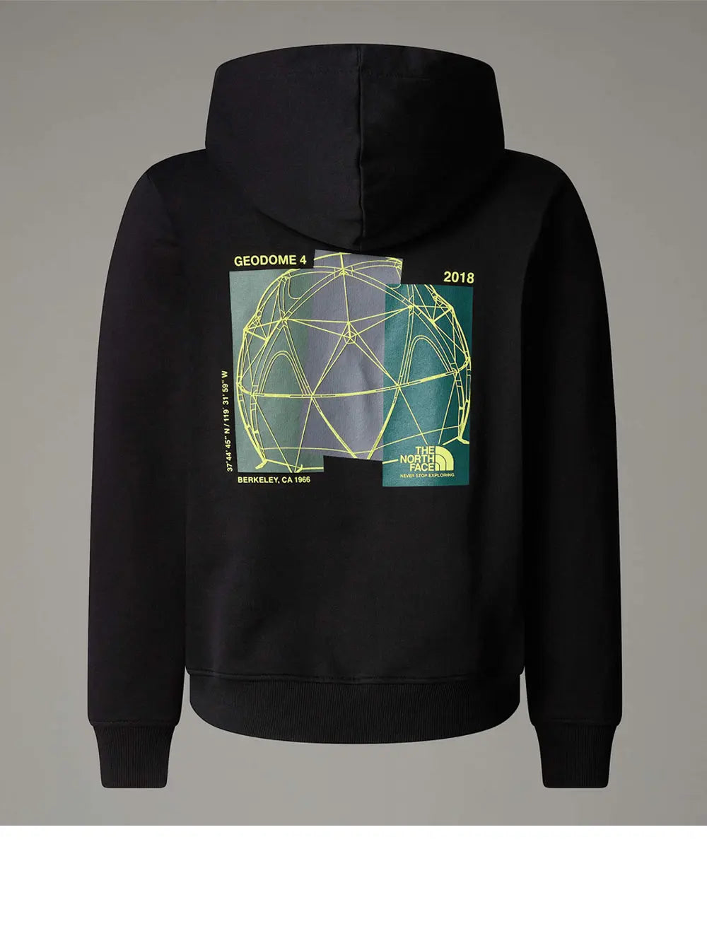 Felpa Cappuccio The North Face Graphic Relaxed Hoodie Uomo - Nero