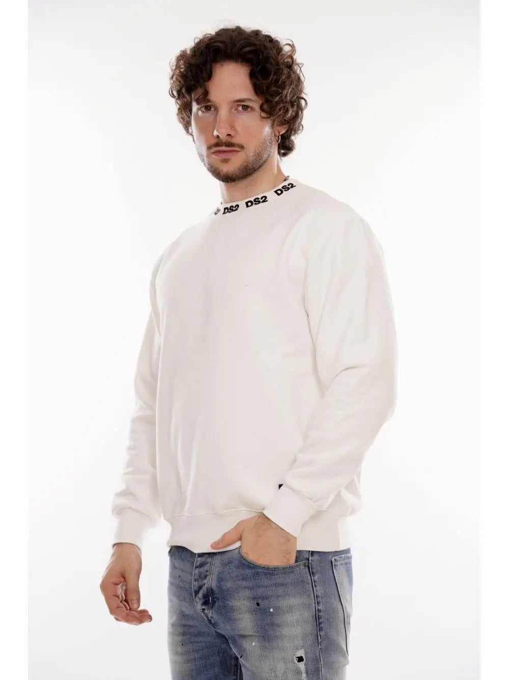 Felpa Ds2 Uomo - Bianco