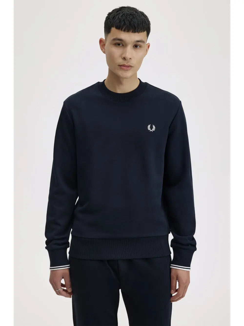 Felpa Fred Perry Uomo - Navy Fred Perry  Angolo dello Sport