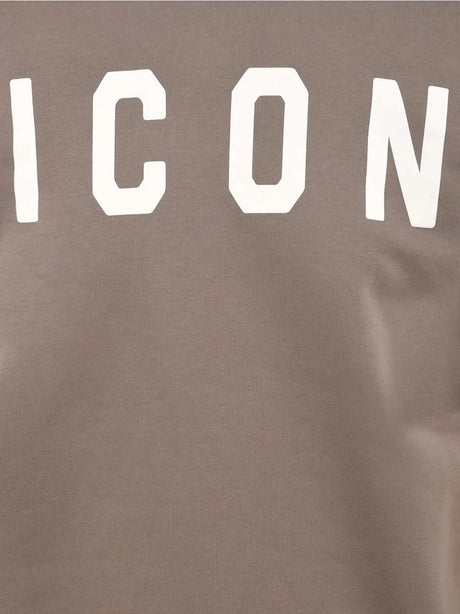 Felpa Icon GIROCOLLO C/LOGO GRANDE Uomo - Grigio