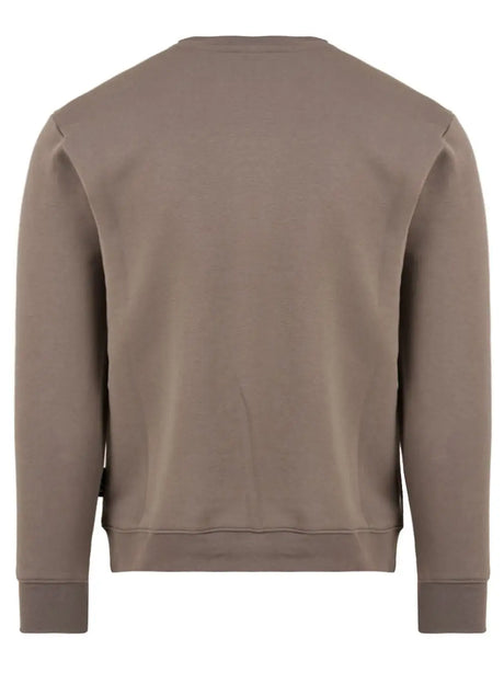 Felpa Icon GIROCOLLO C/LOGO GRANDE Uomo - Grigio