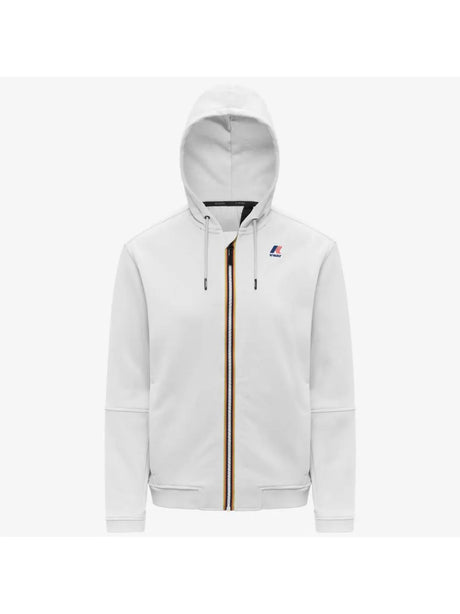 Felpa K-Way PROSPER POLY COTTON Unisex - Bianco