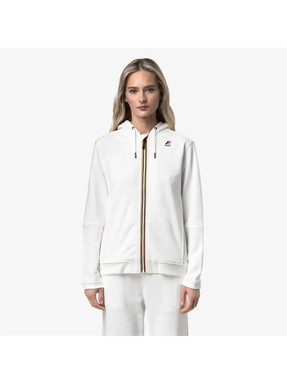 Felpa K-Way PROSPER POLY COTTON Unisex - Bianco
