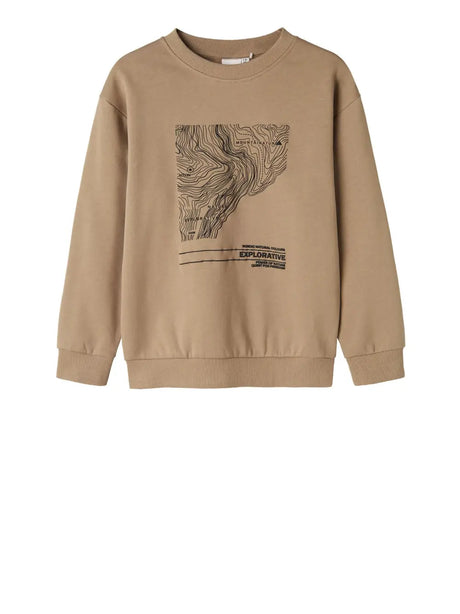 Felpa Name It Bambino Nefiks Marrone Name It  Angolo dello Sport