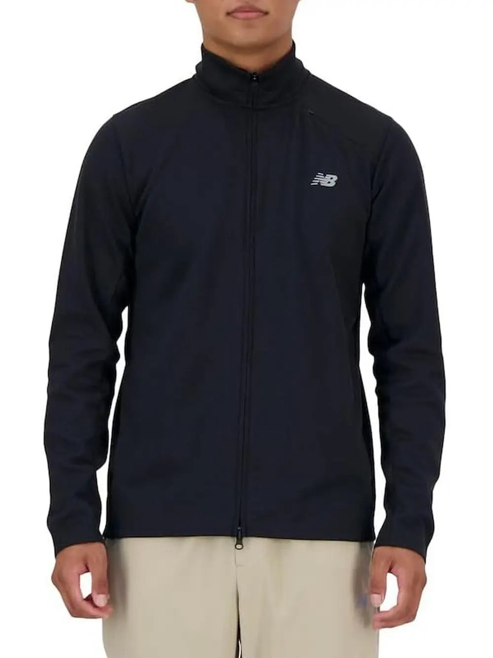 Felpa New Balance Uomo Tech Knit Full Zip Nero New Balance  Angolo dello Sport