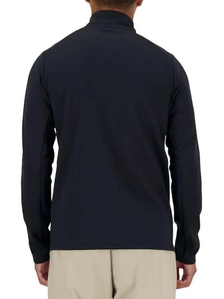 Felpa New Balance Uomo Tech Knit Full Zip Nero New Balance  Angolo dello Sport