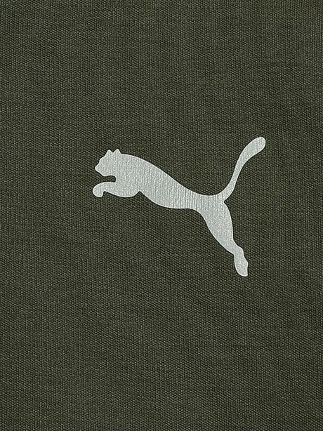 Felpa Puma Bambino Evostripe Fz Hoodie Dk Verde Puma  Angolo dello Sport