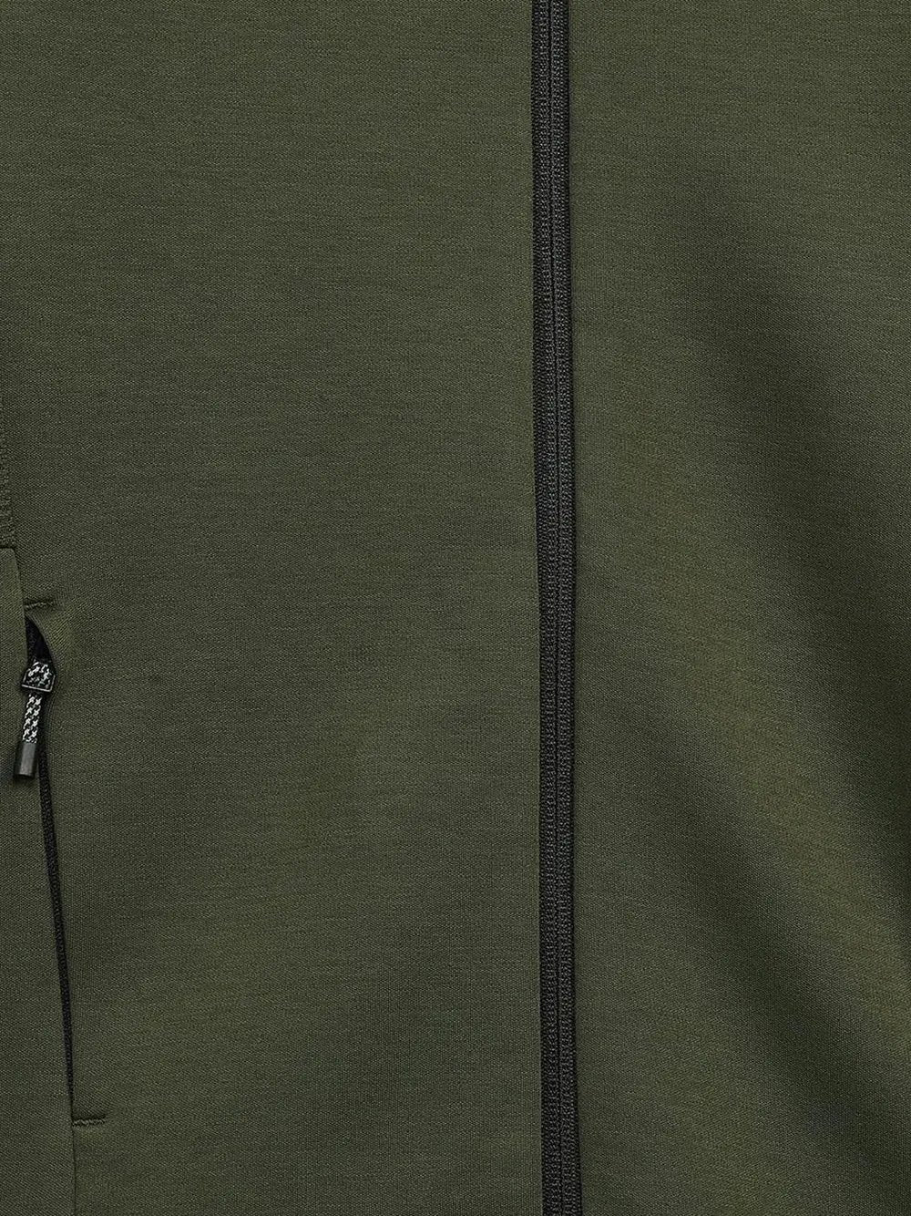 Felpa Puma Bambino Evostripe Fz Hoodie Dk Verde Puma  Angolo dello Sport