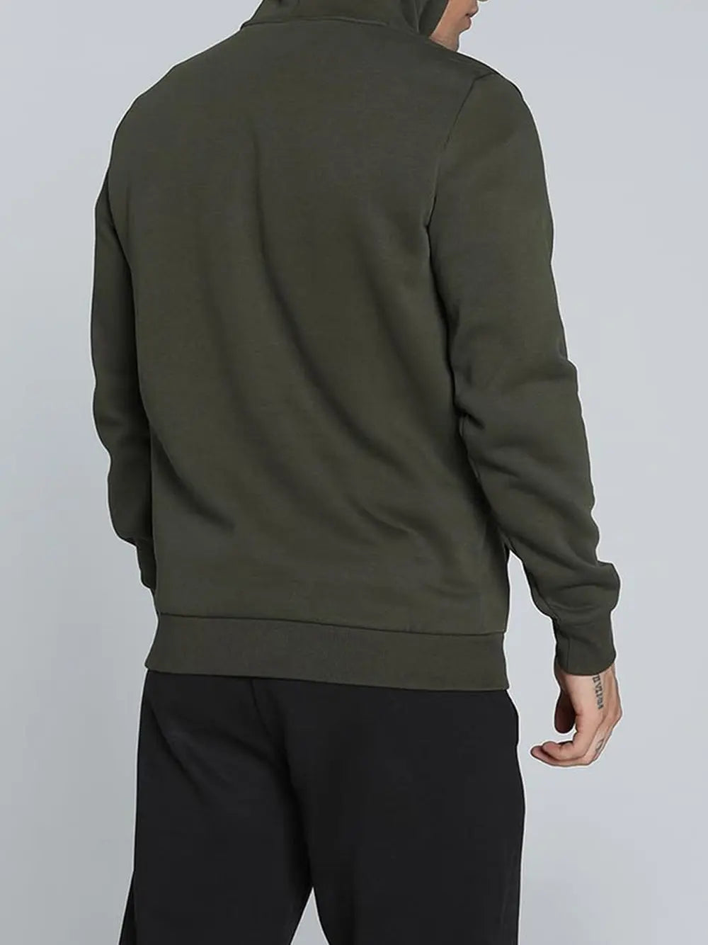 Felpa Puma Uomo Ess+ 2 Col Ig Logo Hoodie Verde Puma  Angolo dello Sport