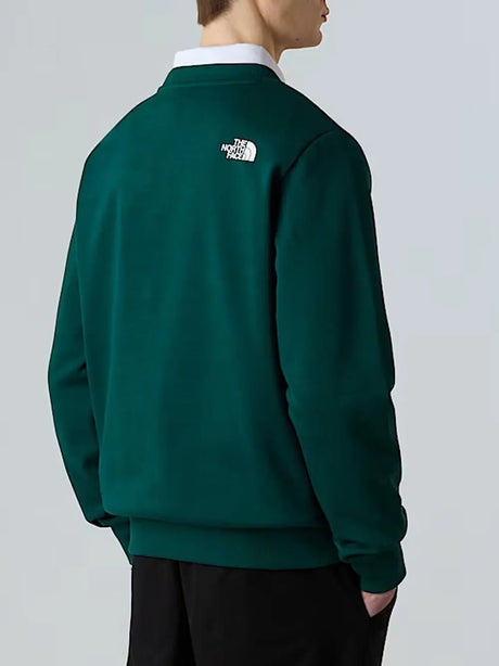 Felpa The North Face Simple Dome Crew Uomo - Verde