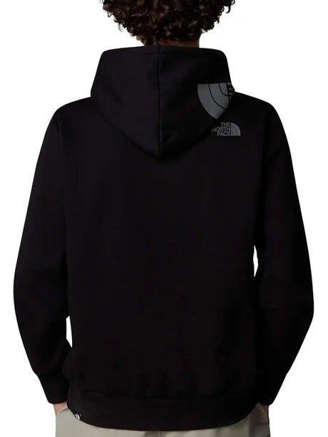 Felpa The North Face Uomo Hood Logo Nero The North Face  Angolo dello Sport